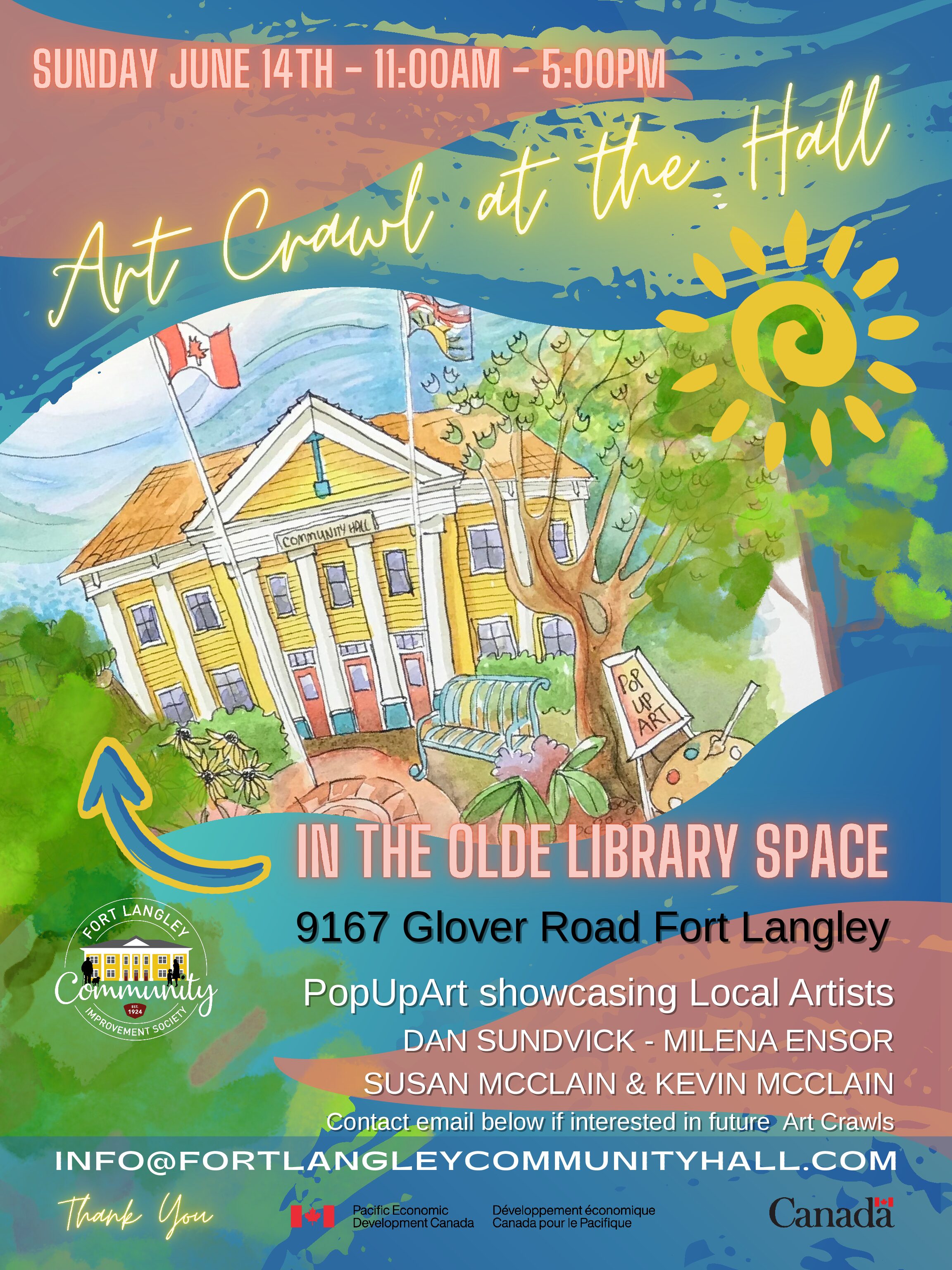 Art Pop -Up – Art Crawl at the Hall